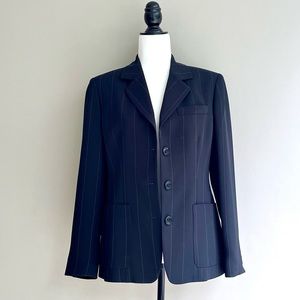 Jones New York Essentials classic striped blazer